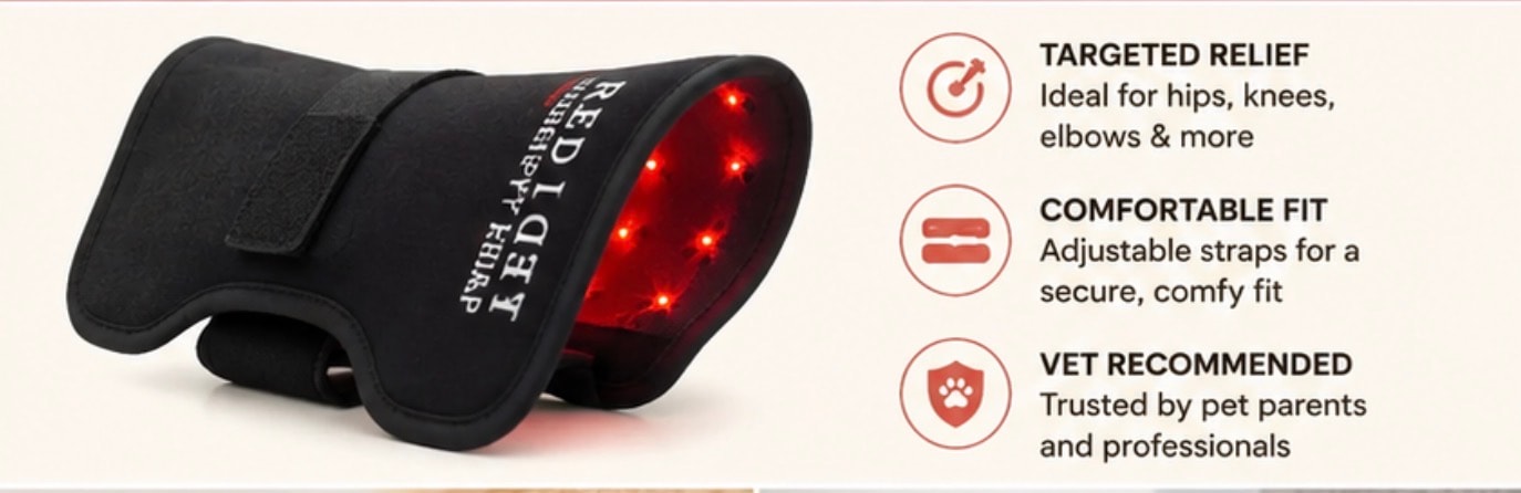 Red light therapy wrap LED panel close up